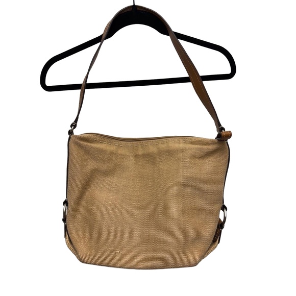 Fossil‎ Beige Woven Hobo Single Strap Medium Bag - Picture 1 of 11